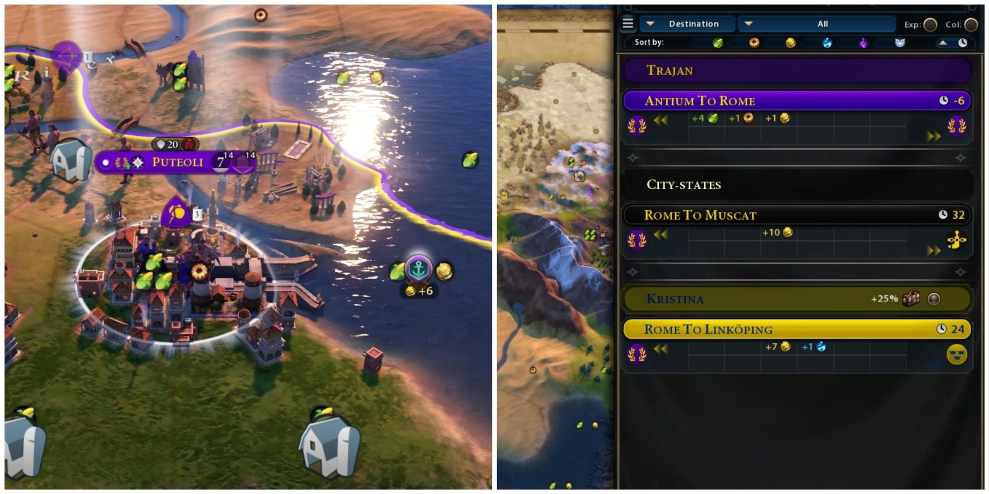 showing three different ui mods on screen