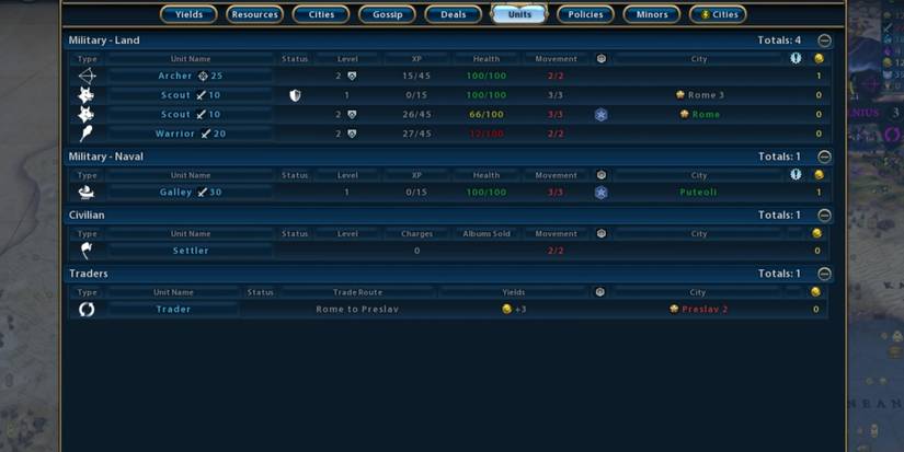 mod that displays an improved reports screen more tabs