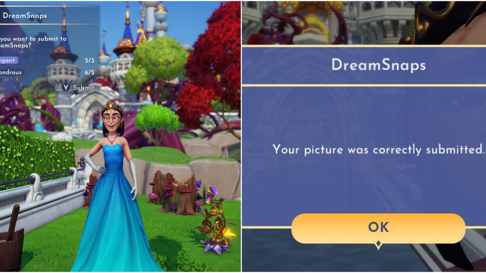 player snapping worthy picture for dreamsnaps