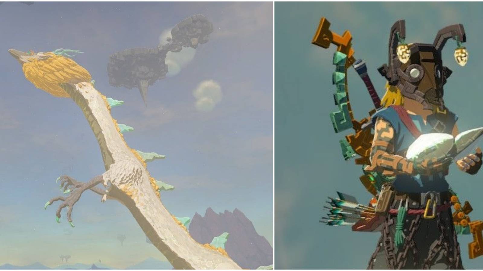 light dragon moving and link with scales