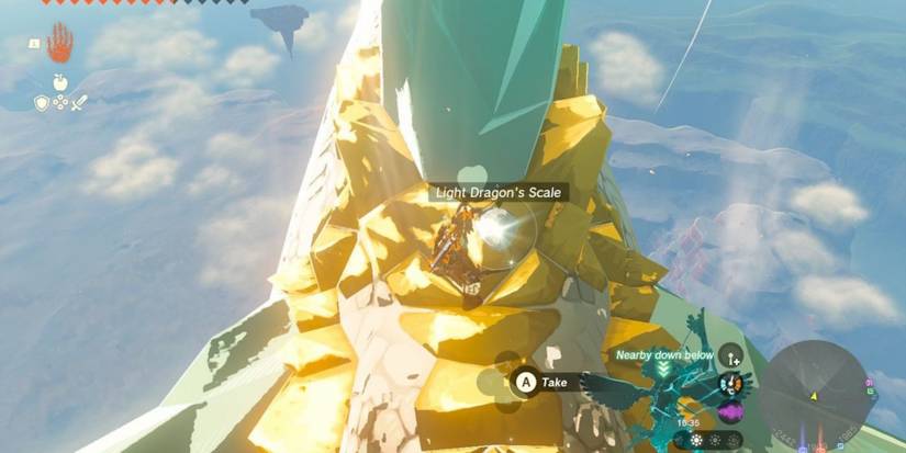 farming light dragon's scale on top of light dragon