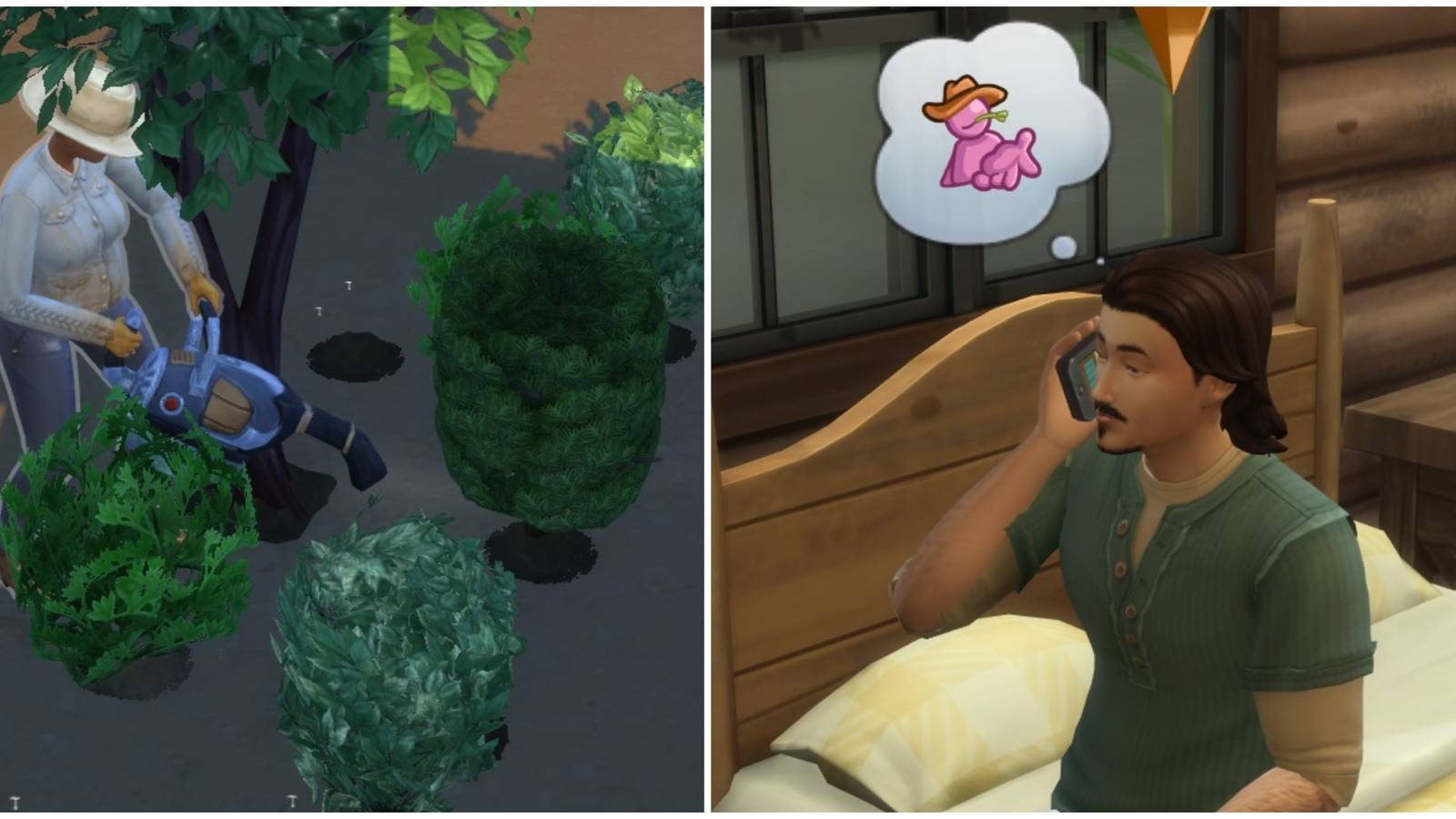 ranch hand working calling for services