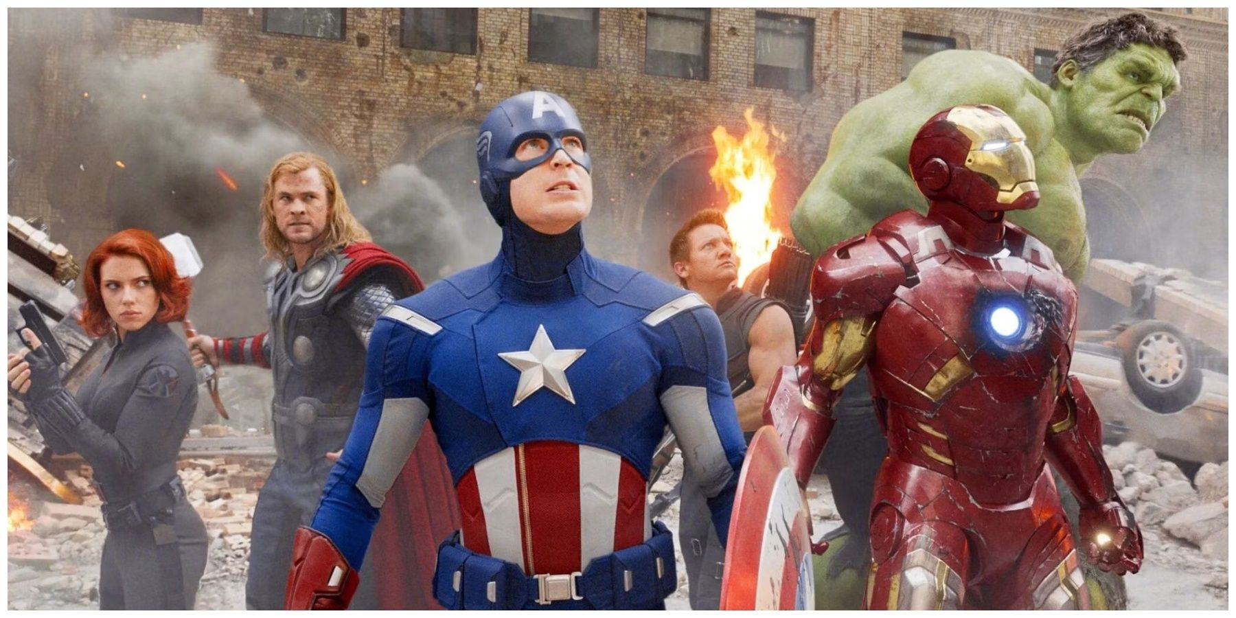 Black Widow. Thor. Captain America. Hawkeye. The Incredible Hulk. Iron Man.