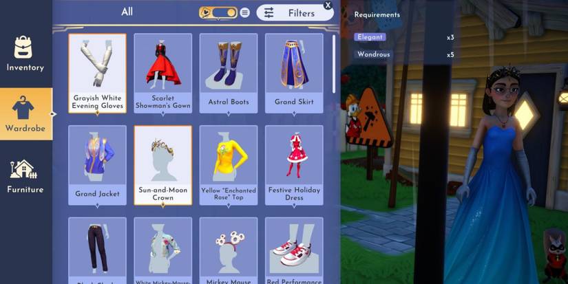 wardrobe with dreamsnaps filter