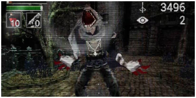 BloodbornePSX boss fight