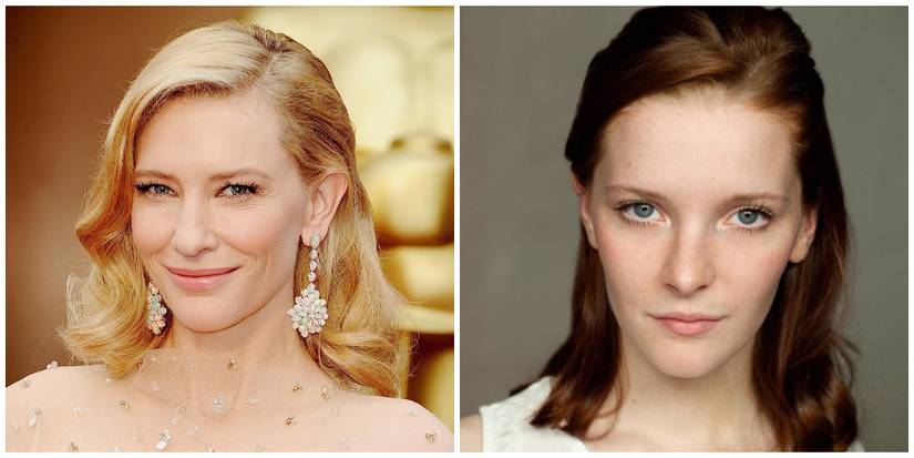Cate Blanchett and Morfydd Clark Galadriel