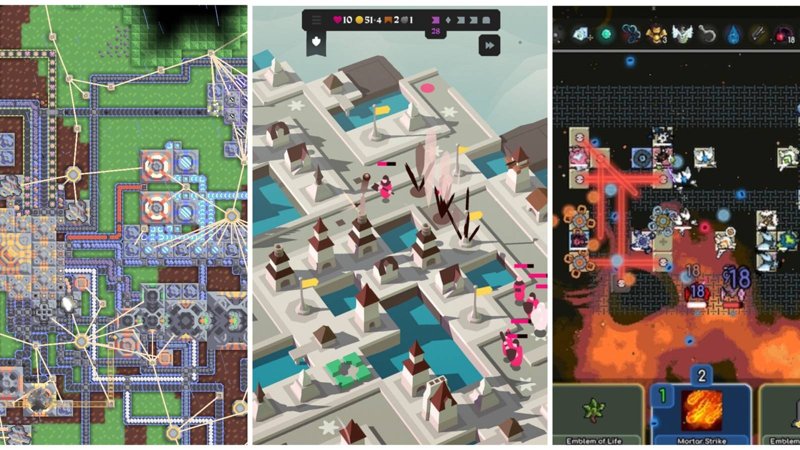 Mindustry + Isle Of Arrows + Tower Tactics: Liberation