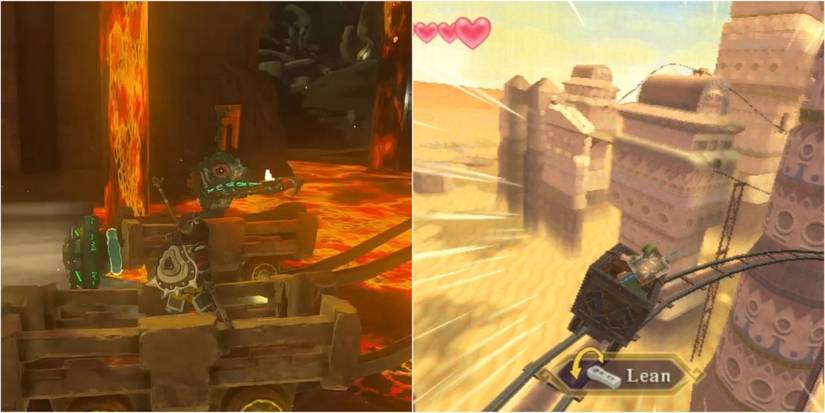 Mine-cart Sections In Tears Of The Kingdom And Skyward Sword