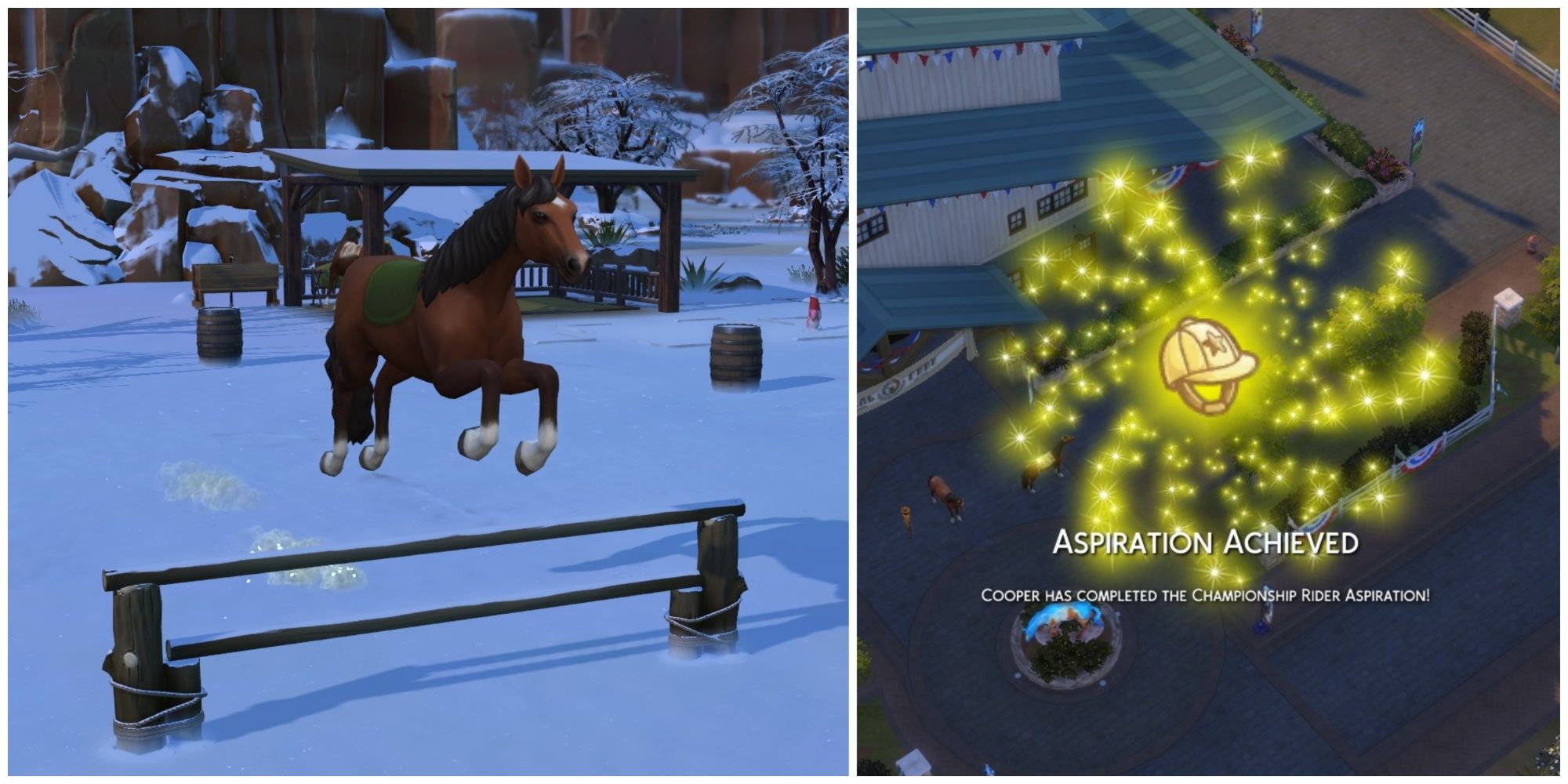 horse jumping aspiration achieved screen