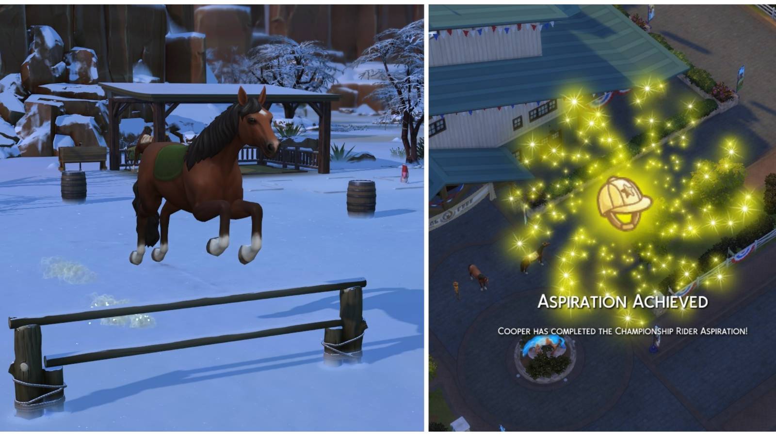 horse jumping aspiration achieved screen