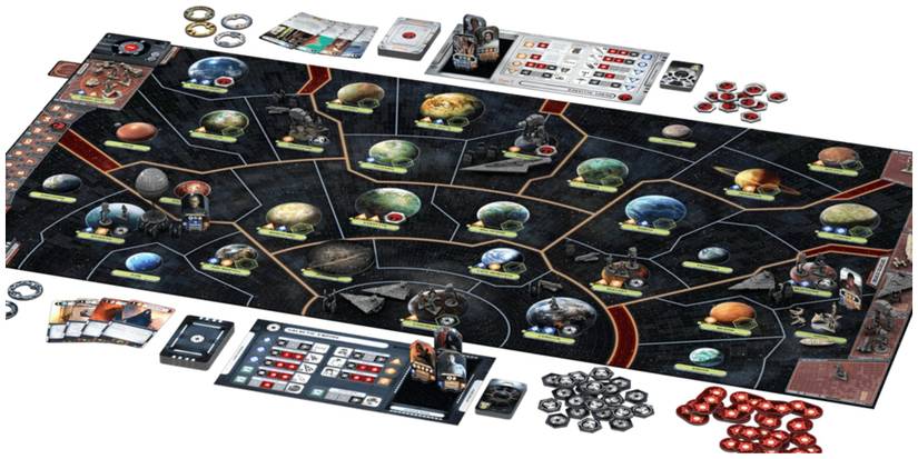 Star Wars: Rebellion game board