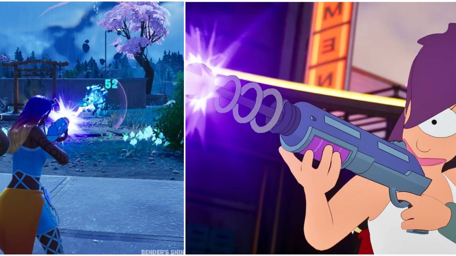 using bender's weapon in fortnite