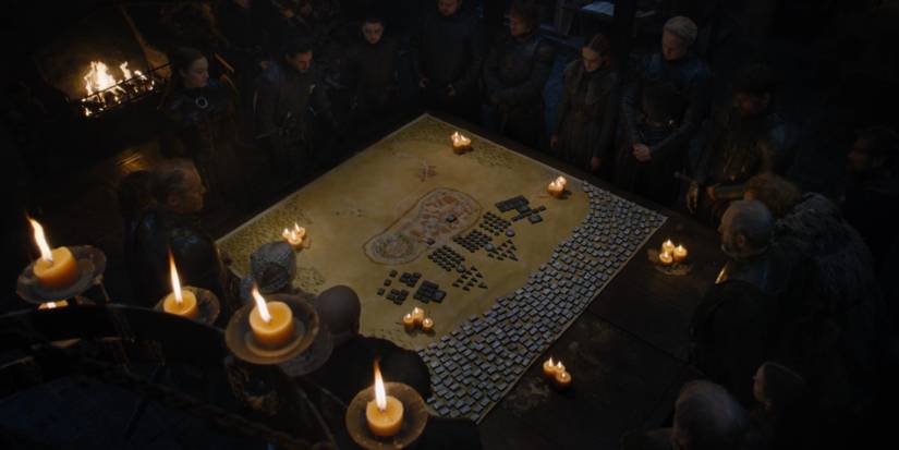 The Battle of Winterfell War Council Game of Thrones. 