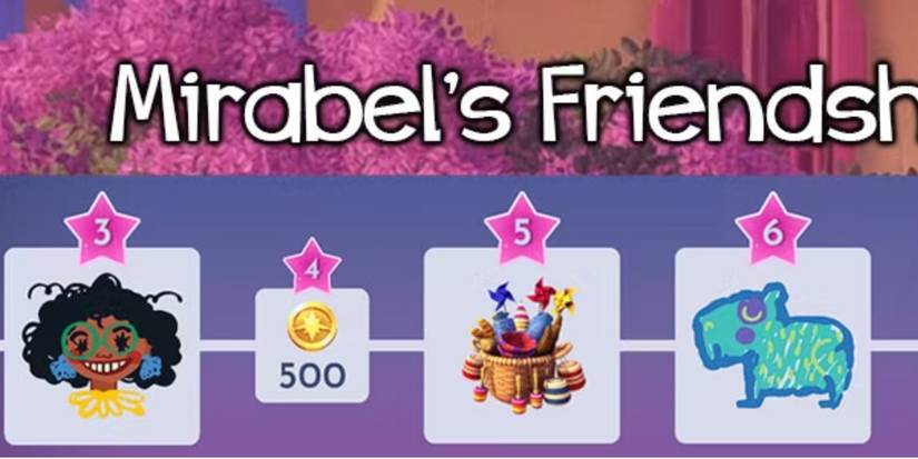 All Mirabel's Friendship Rewards in Disney Dreamlight Valley.