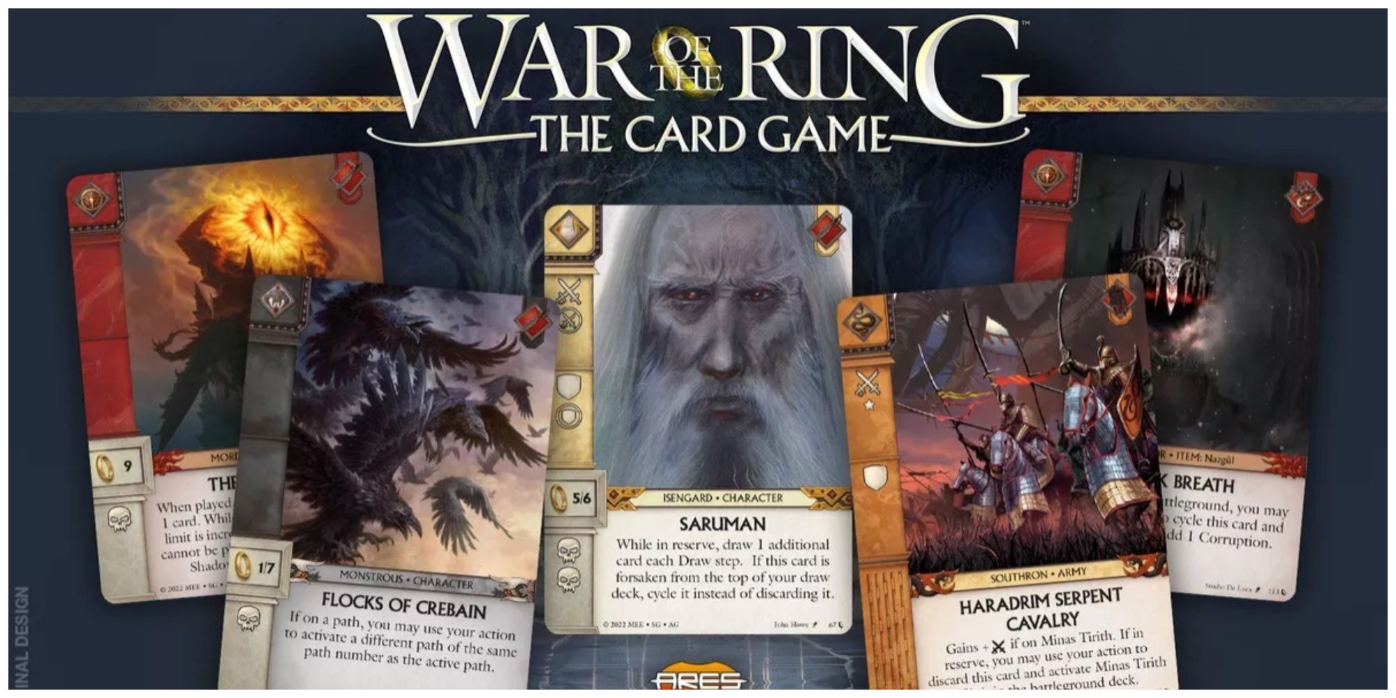 War Of The Ring: The Card Game Shadow Army cards