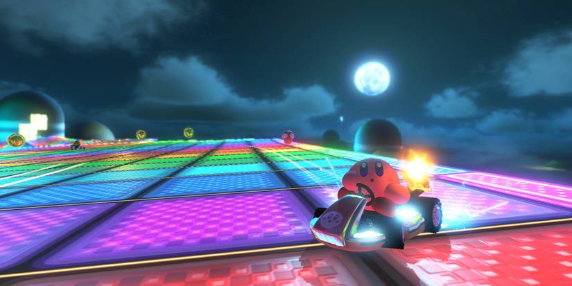 Kirby In MK8 Deluxe
