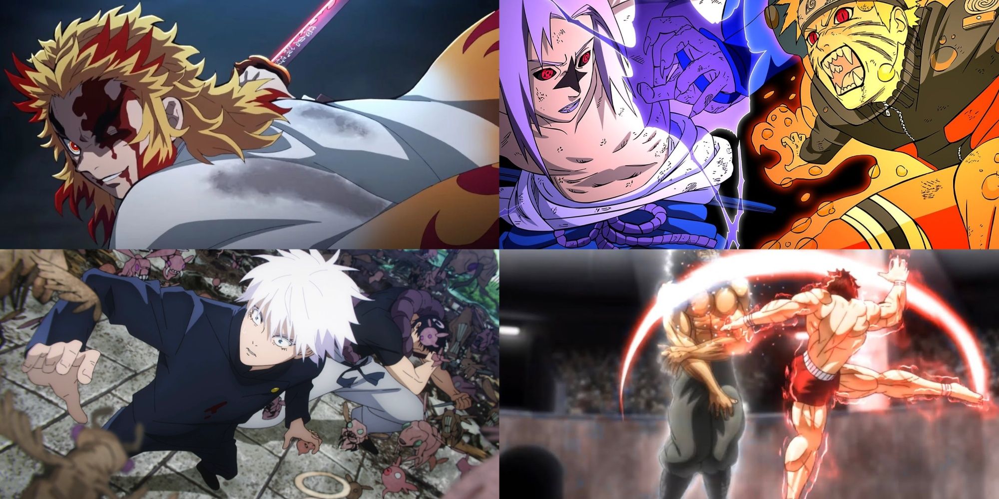 Rengoku, Naruto Sasuke, Gojo, Baki