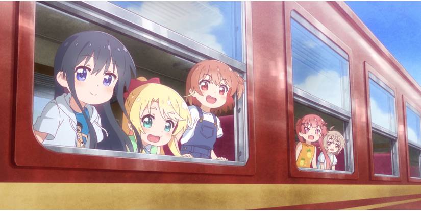 Train scene from Wataten