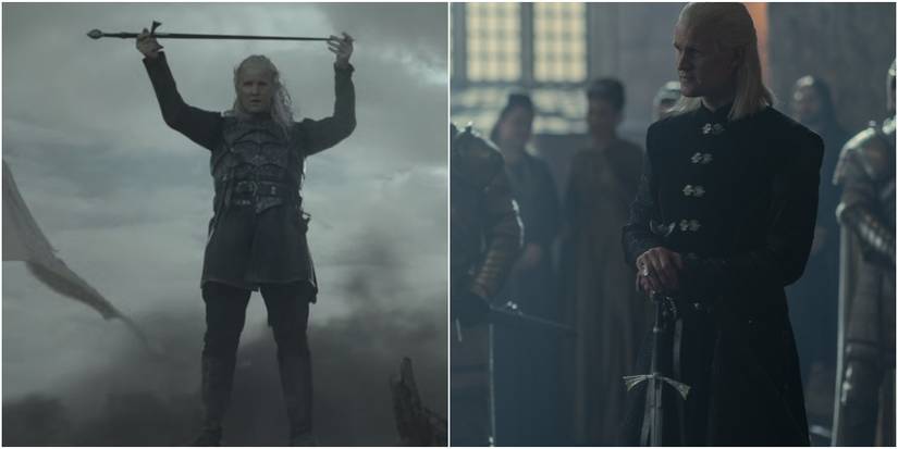 Prince Daemon Targaryen and the Dark Sister in House of the Dragon.