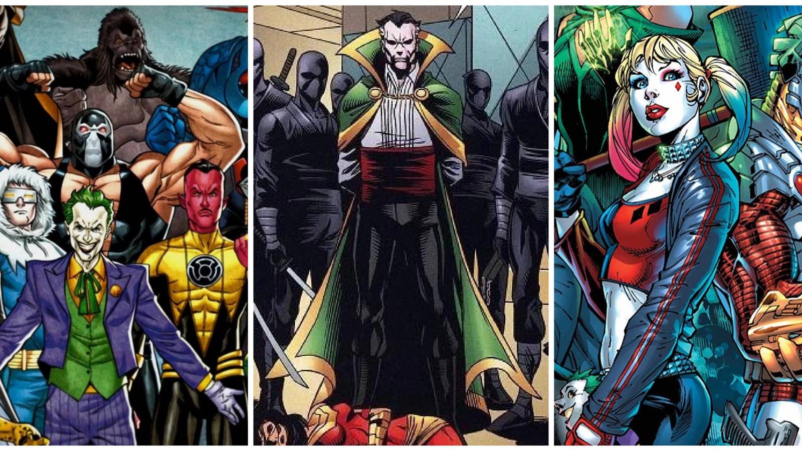 Legion of Doom. League of Assassins. Suicide Squad.