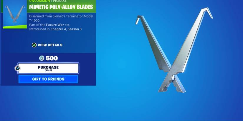 mimetic poly-ally blades pickaxe in fortnite