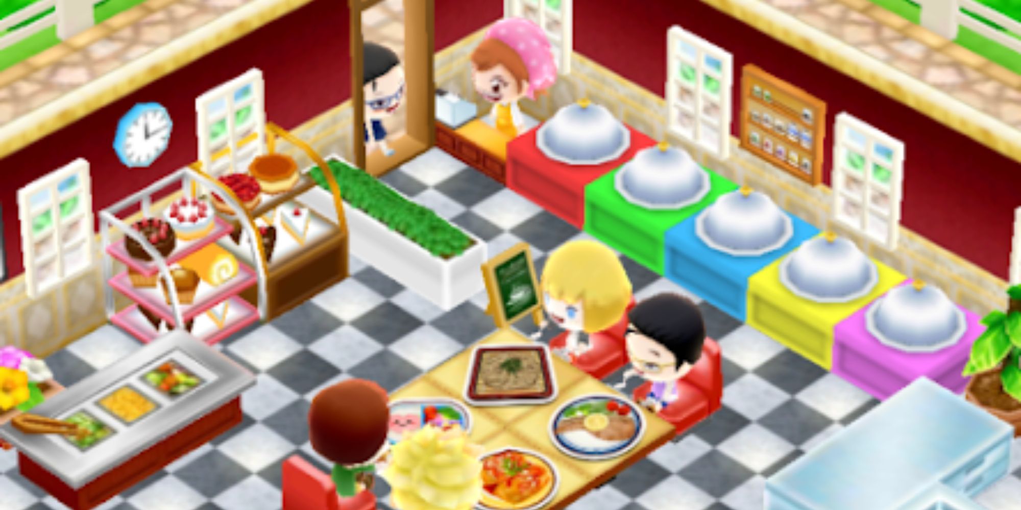 A screenshot featuring gameplay from Cooking Mama Let's cook!