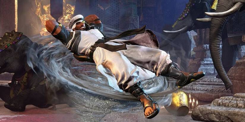 Rashid With His Classic Costume In Street Fighter 6