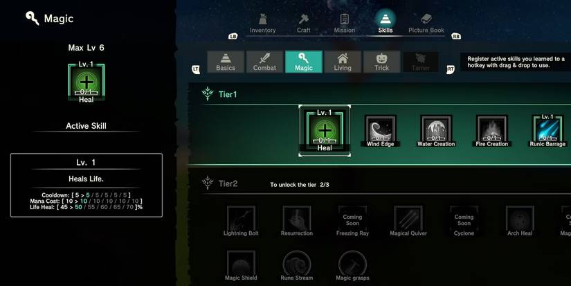 Craftopia Skills- Heal