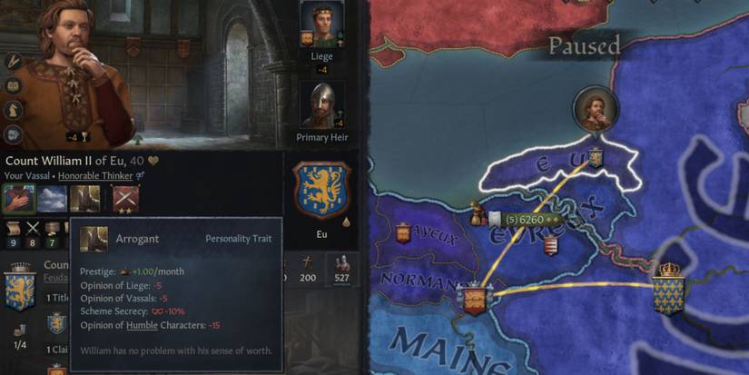 Crusader Kings 3 Arrogant Trait