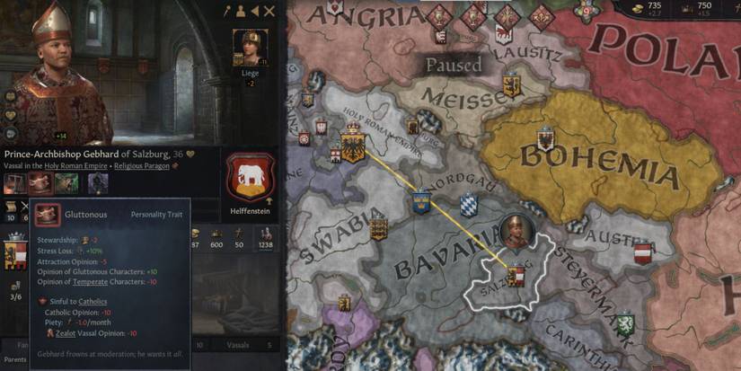 Crusader Kings 3 Gluttonous Trait