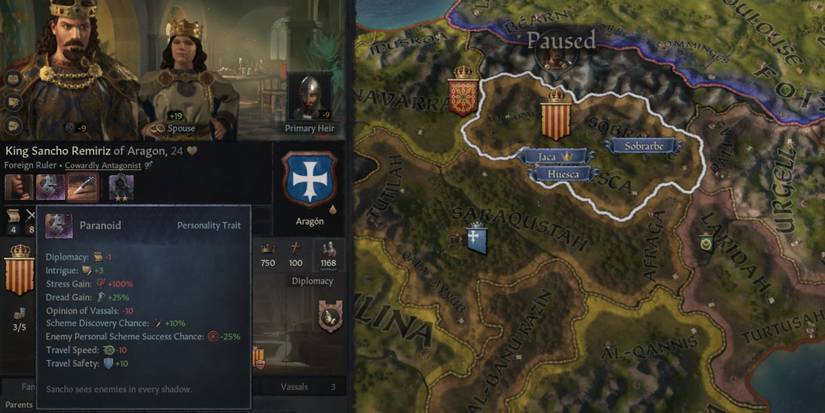 Crusader Kings 3 Paranoid Trait