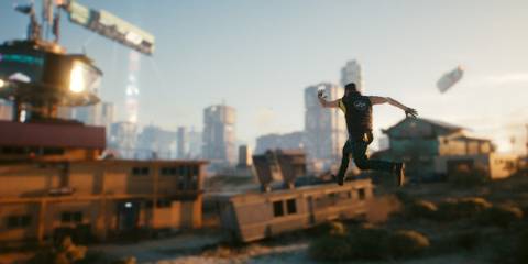 Cyberpunk 2077 - Third Person Example Of Using Charge Jump