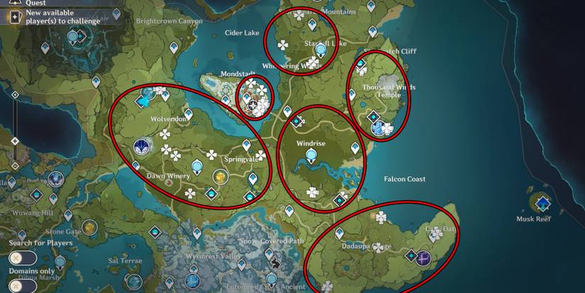 dandelion seeds location in genshin imapct