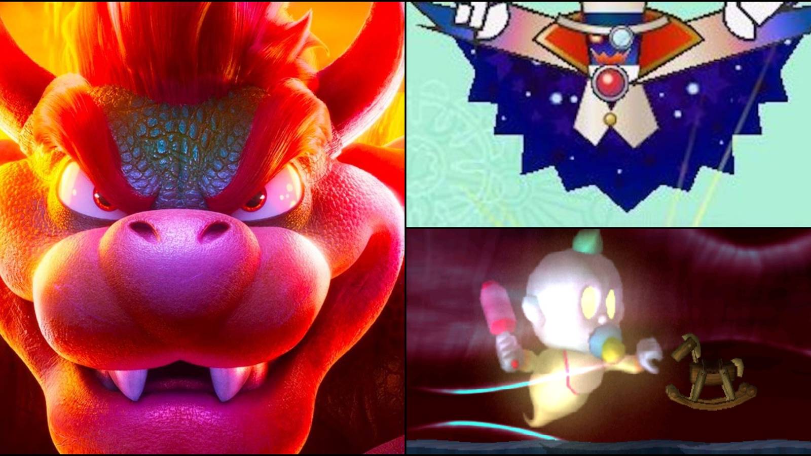 Darkest Mario Characters, Bowser, Count Bleck, Chauncey