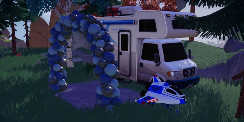 Buzz Lightyear's RV in Disney Dreamlight Valley.
