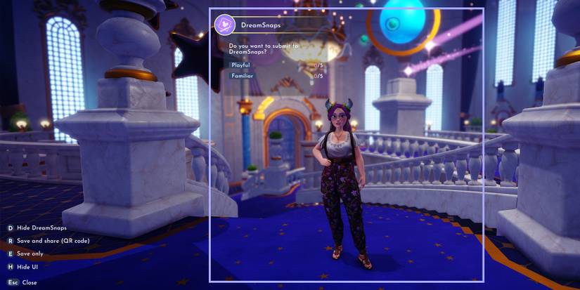 DreamSnaps feature in Disney Dreamlight Valley.