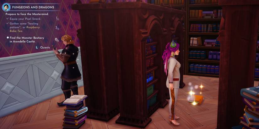 Fungeons and Dragons quest with Vanellope in Disney Dreamlight Valley.