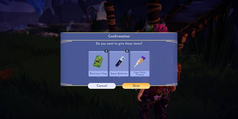 Vanellope's Sugar Kart quest in Disney Dreamlight Valley.