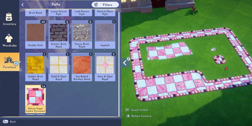 Sugar Cookie Pavement in Disney Dreamlight Valley.