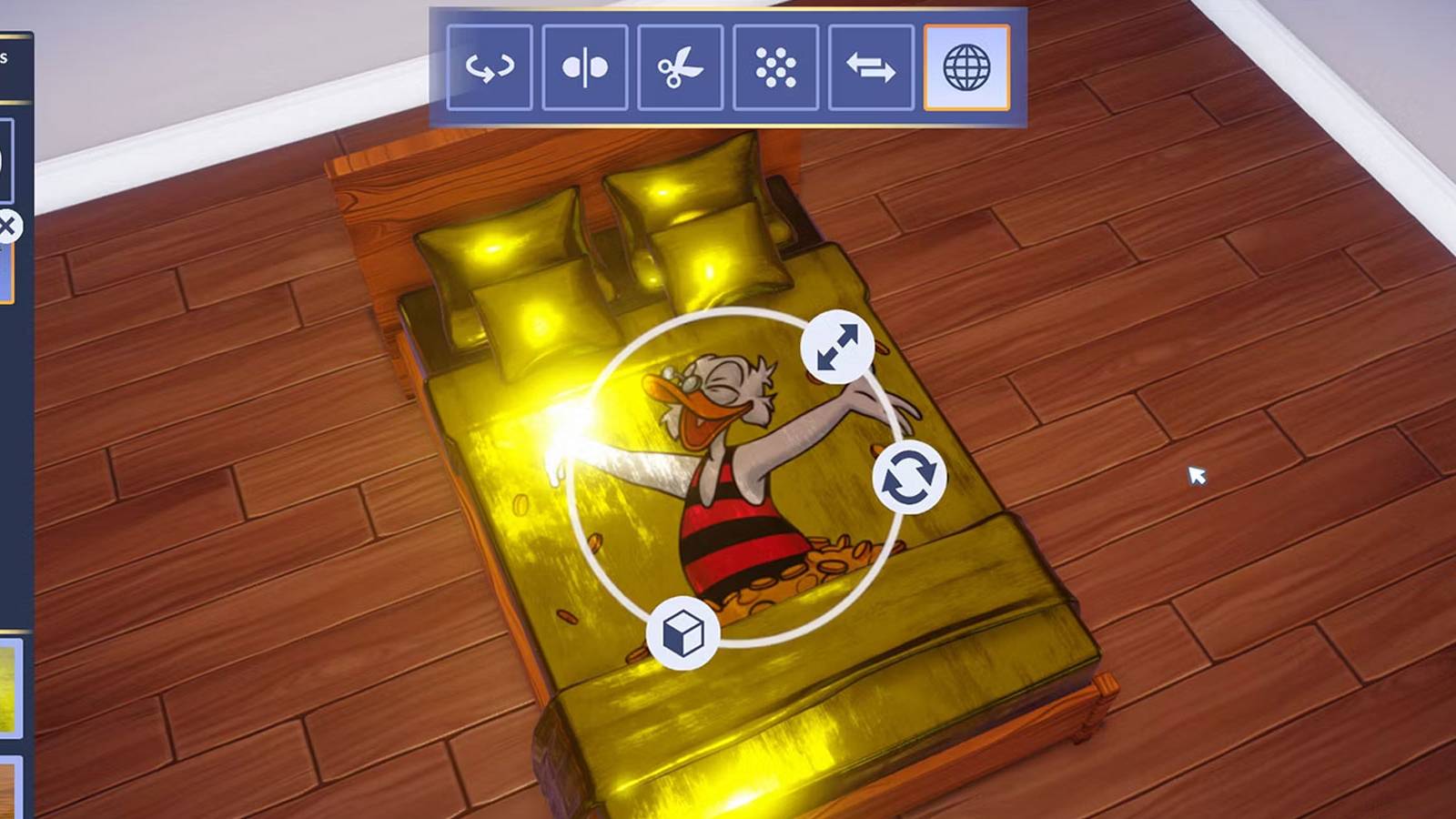 Disney Dreamlight Valley customized furniture with Touch of Magic