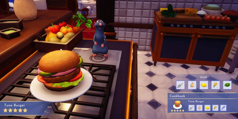 Tuna Burger in Disney Dreamlight Valley