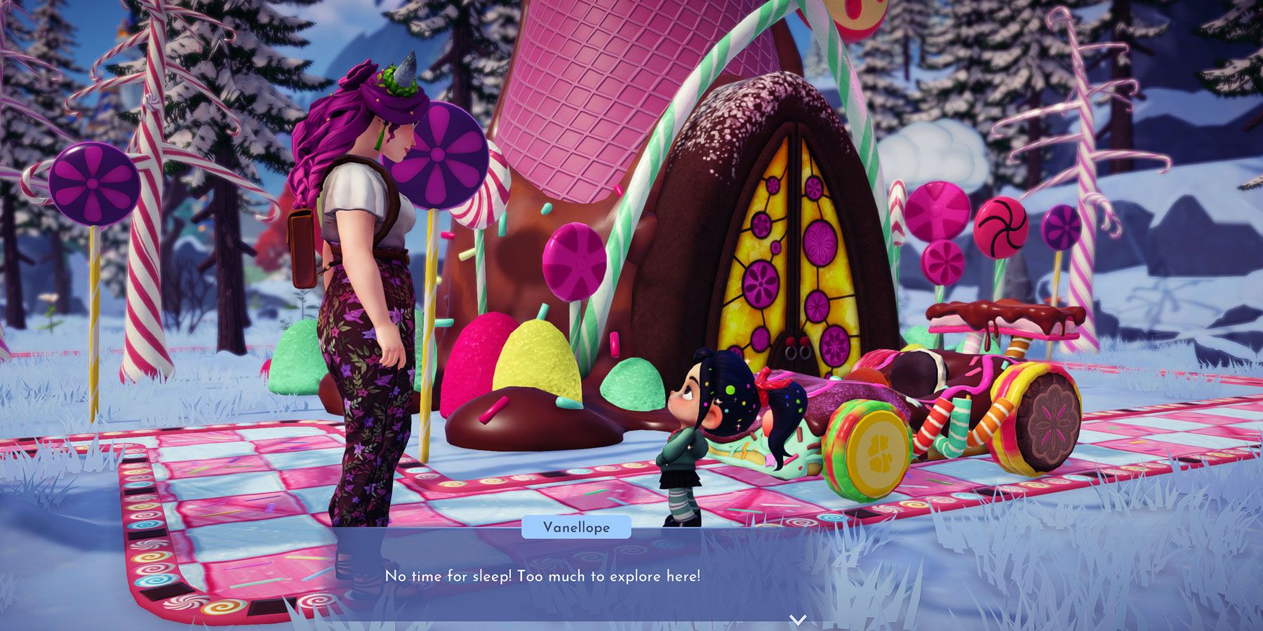 Vanellope Winter Print Leggings