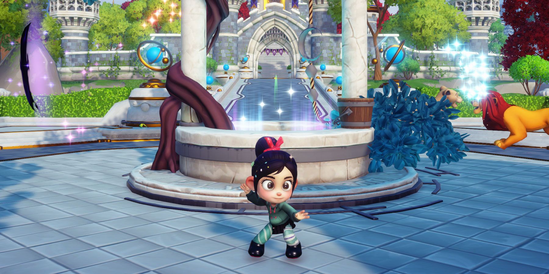 Vanellope von Schweetz in Disney Dreamlight Valley.