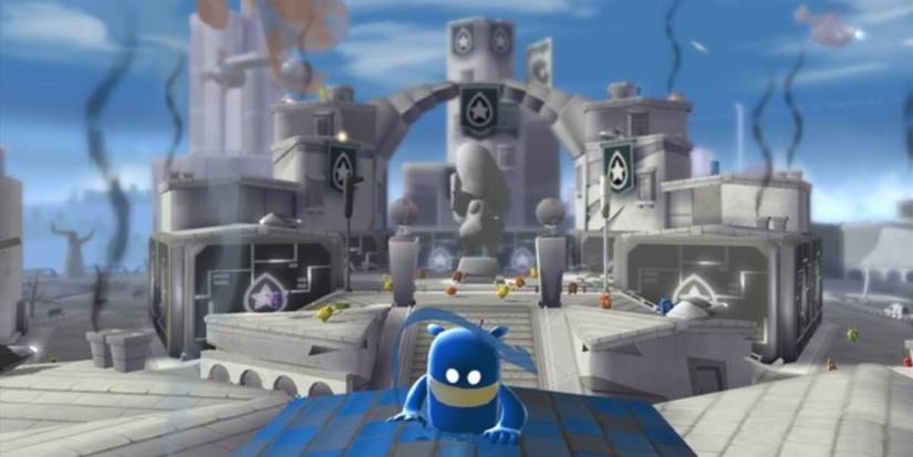 A screenshot showcasing gameplay from de Blob 2.