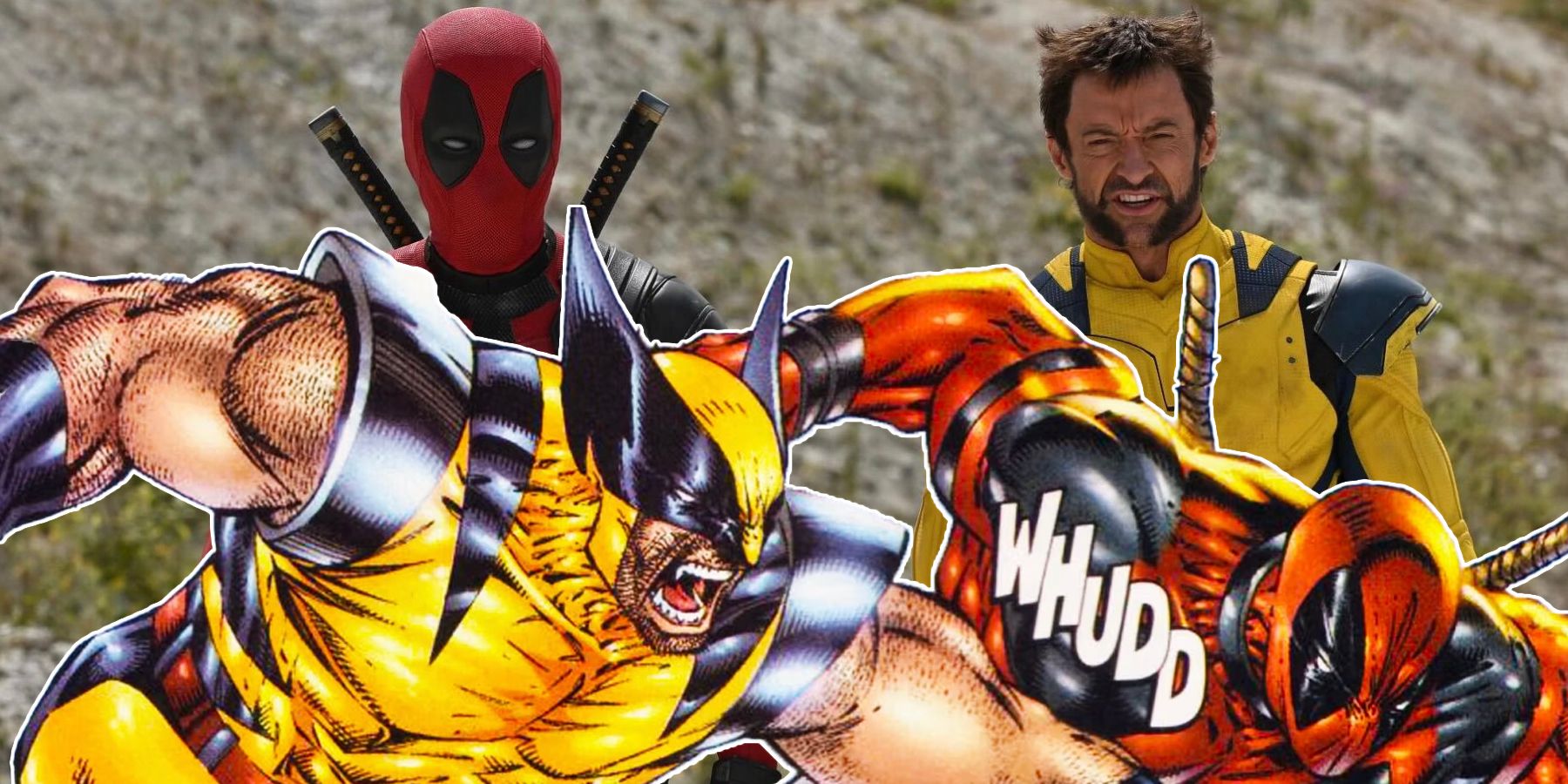 Deadpool 3 BehindTheScenes Photos Reveal Deadpool vs Wolverine Fight