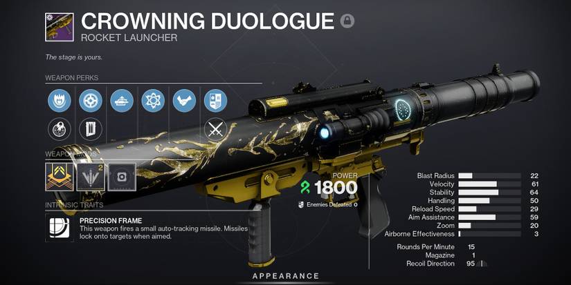 A Crowning Dialogue with good perk rolls in Destiny 2
