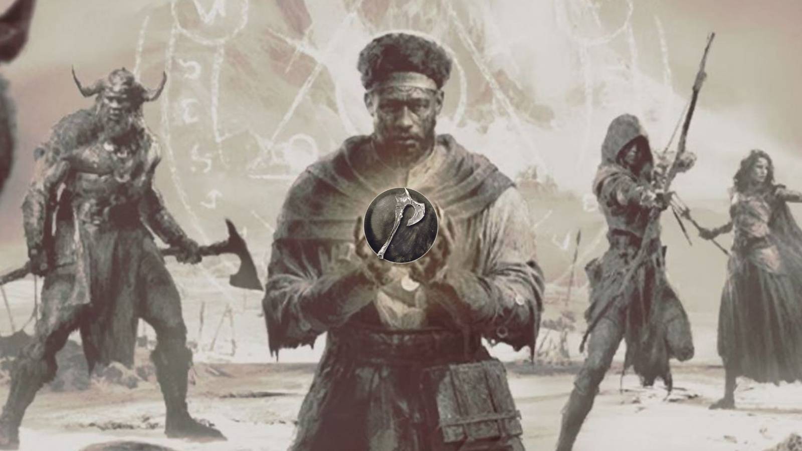 Cormond holding a Legendary Aspect in Diablo 4 - Season of the Malignant