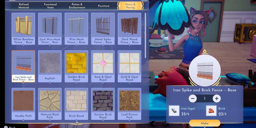 disney dreamlight valley what are bricks for