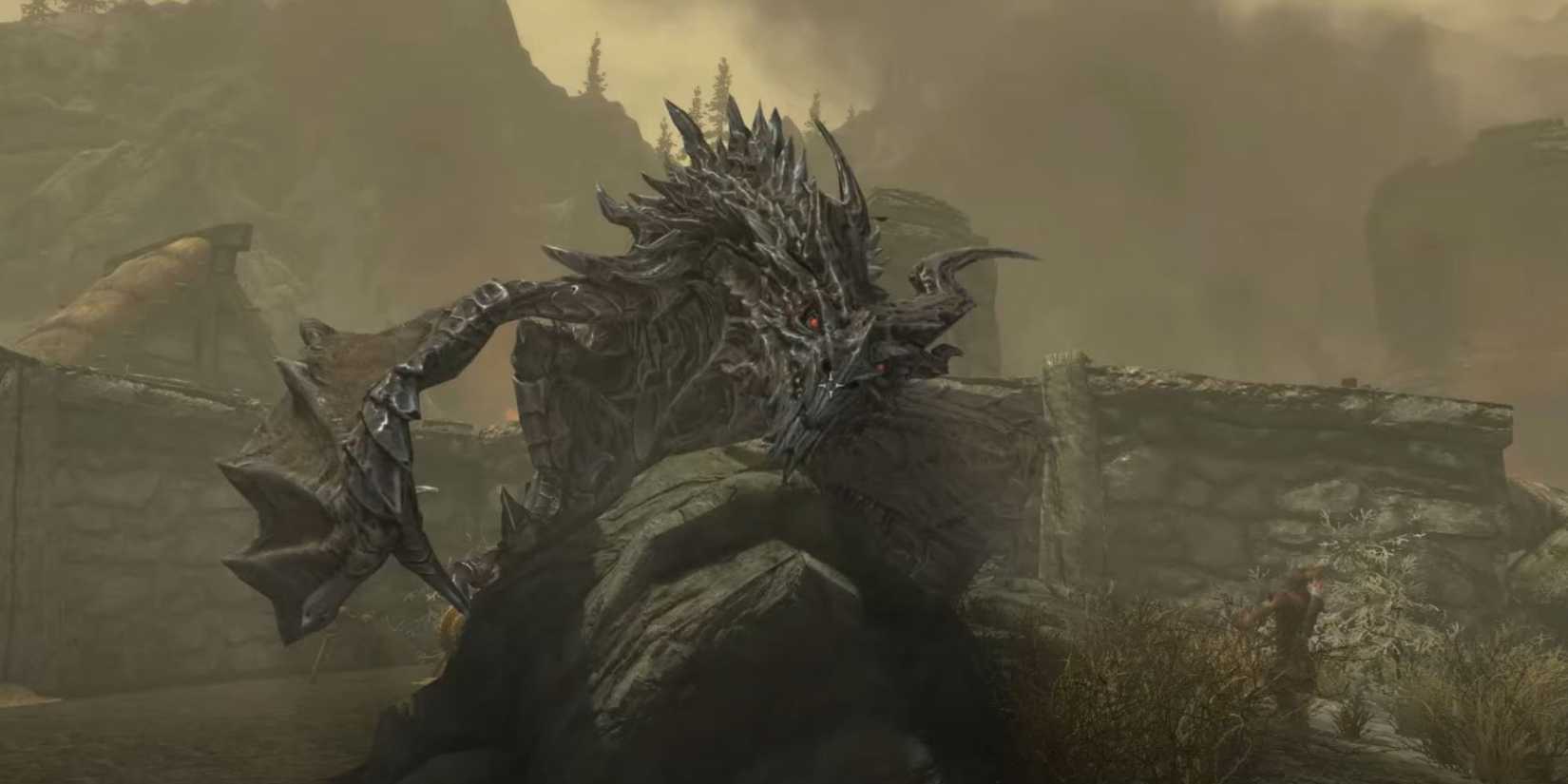 Dovahzul Alduin in Skyrim