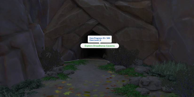 dreadhorse caverns level in the sims 4